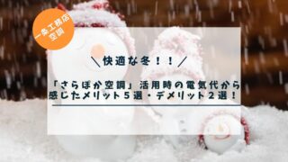 【快適な冬】一条工務店「さらぽか空調」活用時の電気代から感じたメリット・デメリット